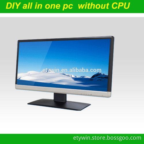 Parts in one pc New inventions DIY all in one pc case with 21.5" LED monitor DIY desktop computer hardware case pc